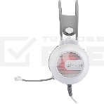 Наушники с микрофоном Оклик HS-L300G White белый 2.2м мониторные USB оголовье (1796952), фото9