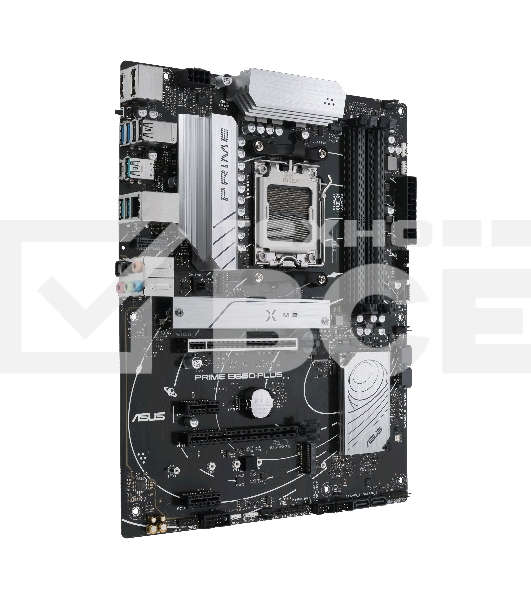 Материнская плата ASUS PRIME B650-PLUS-CSM, AM5, AMD B650, 4xDDR5, 4xSATA, 2xM.2, 1xPCIe 4.0 x16, 2xPCIe 4.0 x1, 1xDP, 1xHDMI, 1x2.5Gb LAN, 4xUSB-A 10Gbps, 2xUSB-A 5Gbps, 2xUSB-A 2.0, 5x3.5 мм, 7.1, ATX