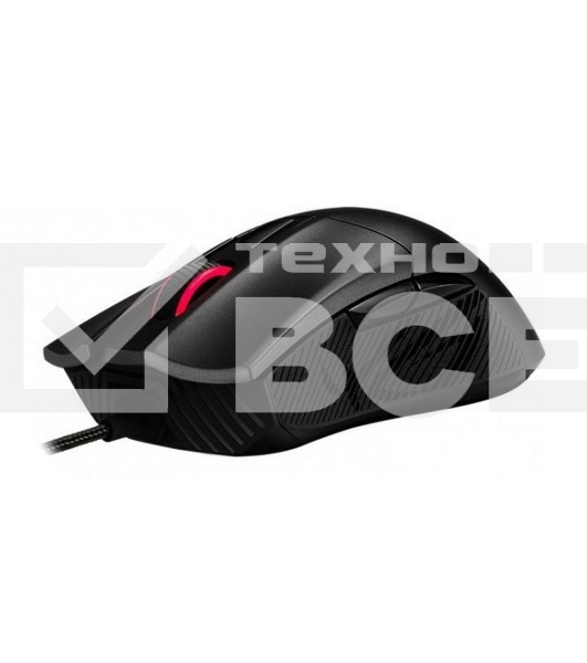 Мышь проводная ASUS ROG Gladius II Core черный, 6200 dpi, USB, кнопки - 6