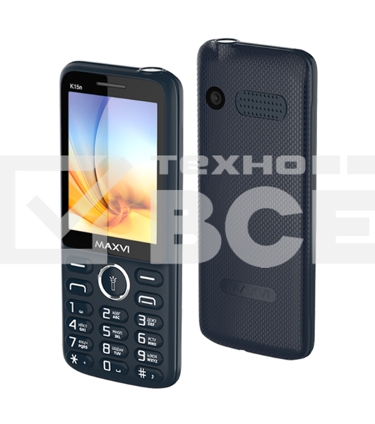 Мобильный телефон Maxvi K15n синий