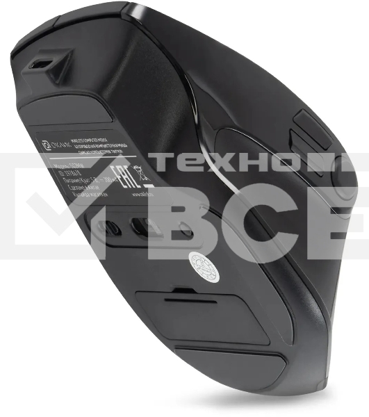 Мышь беспроводная Oklick 502MW черный, 2400 dpi, радиоканал, Bluetooth, USB, кнопки - 9