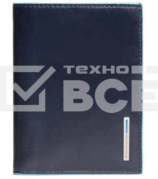 Кошелек мужской Piquadro Blue Square PU1393B2/BLU2, натур.кожа, темно-синий