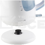 Чайник электрический Sencor SWK 2510WH пластик, 2,5 л, 2200 Вт, белый, фото4