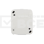 Розетка одноместная KRANZ Mini OG открытой установки с заземлением, IP54 белая, фото5