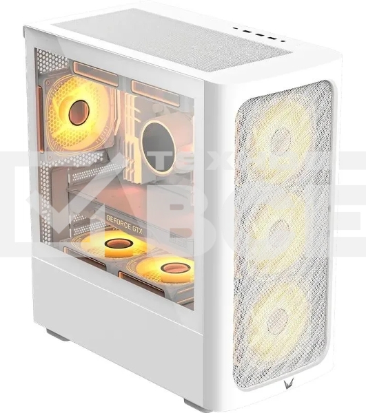 Компьютерный корпус Aerocool / Formula Air Mesh G3 белый без БП mATX 4x120mm 2x140mm 2xUSB3.0 audio bott PSU