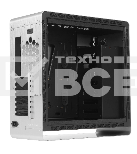 Корпус без блока питания JONSBO UMX6S-A, Midi-Tower, no fun, 2xUSB-A 3.2 + 2xUSB-A 2.0 + 1xUSB-C 3.2, E-ATX, ATX, mATX, mITX Silver