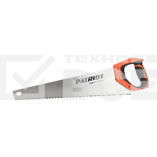 Ножовка PATRIOT WSP-450S, по дереву, 11 TPI мелкий зуб, 3-х сторонняя заточка, 450мм