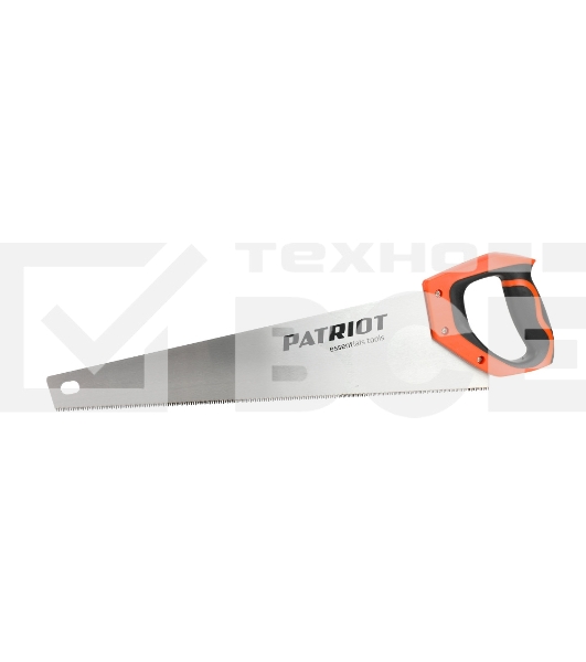 Ножовка PATRIOT WSP-450S, по дереву, 11 TPI мелкий зуб, 3-х сторонняя заточка, 450мм