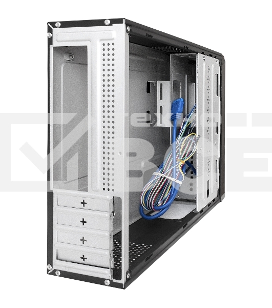 Компьютерный корпус Desktop ExeGate MI-207U-450W-8 EX288783RUS(miniITX/mATX, БП M450 с вент. 8см, 1*USB+1*USB 3.0, аудио, черный)