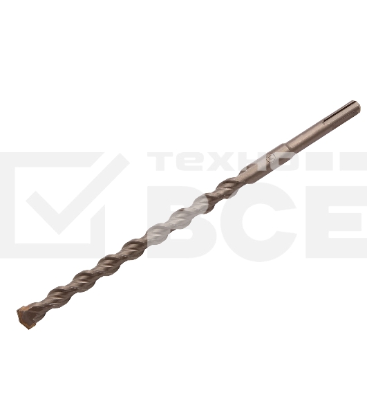 Бур по бетону Denzel двойная спираль, Cobalt W-tip, 14x260 мм, SDS PLUS