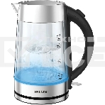 Чайник электрический Hyundai HYK-G7405 1.7л. 2200Вт черный/серебристый корпус: стекло, фото5