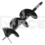 Шнек для грунта Denzel E-200, диаметр 200 мм, длина 800 мм, соединение 20 мм, несъемный нож, фото 1