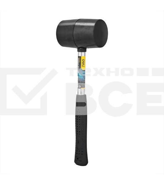 Резиновый молоток со стальной ручкой Deli DL5616 Длина 305 мм
