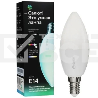 Умная лампа SBER C37 (E14), SBDV-00117