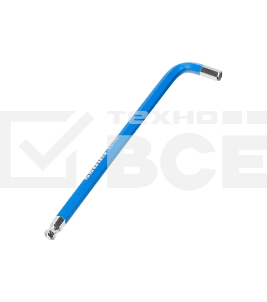 Набор ключей Gross 16400 имбусовых hex 1.5–10мм s2 9шт магнит экстра-длин. с шаром хром/краска