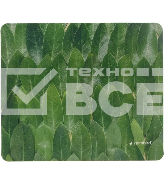 Коврик для мыши Gembird MP-ART43, 'лавровый лист', 229х195х2мм, вспененный ПВХ/пластик, пакет