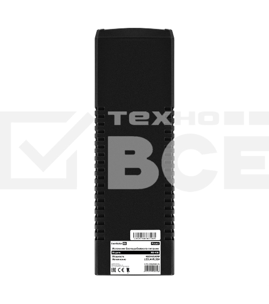 Источник бесперебойного питания ExeGate Power NB-1000.LED.AVR.2SH (1000VA/650W, LED, AVR, 2*Schuko, батарея 12V 9Ah, черный)