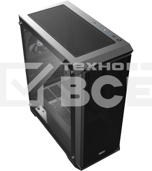 Корпус без блока питания Raijintek ARCADIA 41, Midi-Tower, TG, 1x120мм, 2xUSB-A 3.0 + 1xUSB-C, ATX, mATX, mITX Black