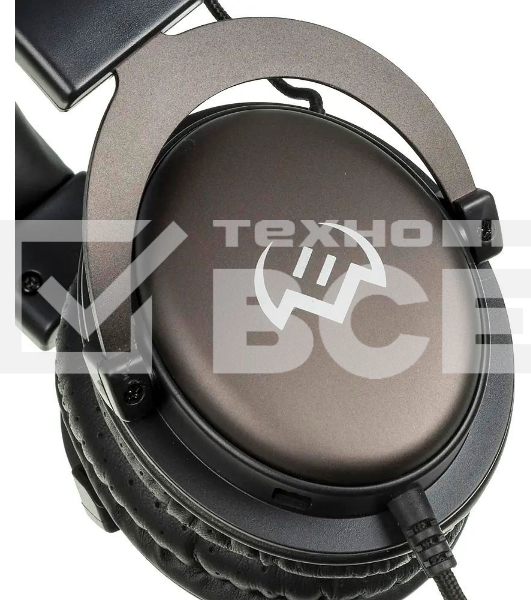 Гарнитура проводная игровая SVEN AP-G999MV с микрофоном серый (50 мм, мини-джек (стерео) O 3,5 мм (4 pin))