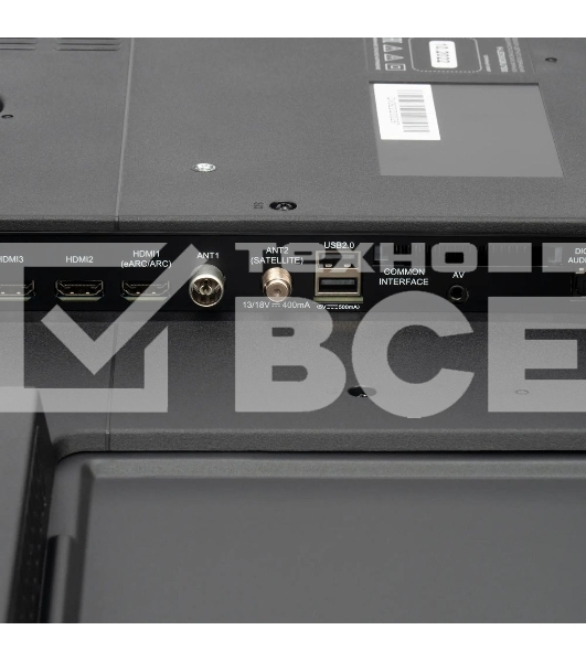 Телевизор Hyundai 50' H-LED50QBU7500 черный Qled UHD 60Hz Smart TV