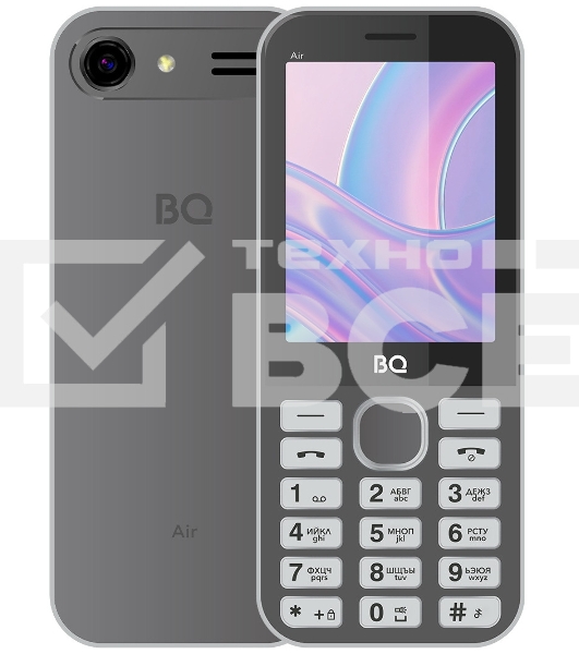 Мобильный телефон BQ 2843 Air темно-серый