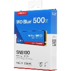 Накопитель SSD 500GB WD Blue SN5100, NVMe, M.2 2280, PCI-E 4x4 R/W - 5600/6600 Mb/s, фото3