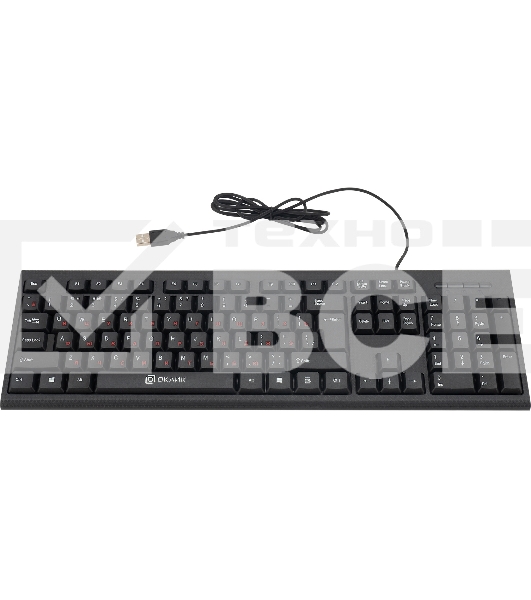 Клавиатура + мышь Oklick 630M клав:черный мышь:черный USB