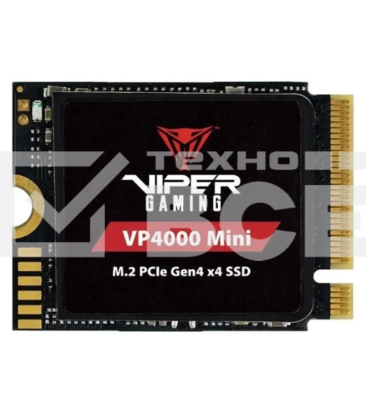 Накопитель SSD Patriot VP4000 Mini, 1Tb, PCIe 4.0 x4, M.2 2230, NVMe, R/W 5000/3500, с радиатором