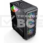 Компьютерный корпус Accord 3338 черный без БП ATX 1xUSB2.0 1xUSB3.0 1xUSB3.1 audio bott PSU, фото2