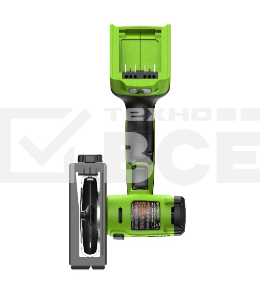 Угловая шлифовальная машина GreenWorks GD24UCS, 24V, без АКБ и ЗУ, аккумуляторная (3402007)