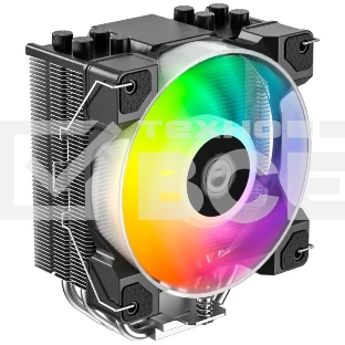 Кулер ID-Cooling SE-214-XT DF ARGB черный 120мм алюминий+медь 1500rpm 27db 4-pin 180W 150мм