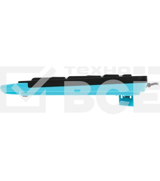 Клавиатура A4Tech Fstyler FK10 проводная, USB, черный/синий