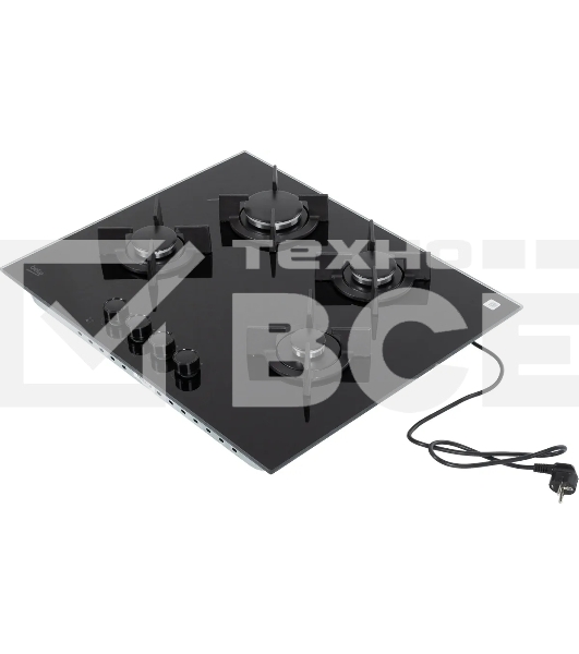 Встраиваемая газовая варочная поверхность Beko HING 642202 SB, Черный