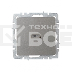 Розетка HDMI IEK BRITE РHDMI-0-БрС сталь, фото3