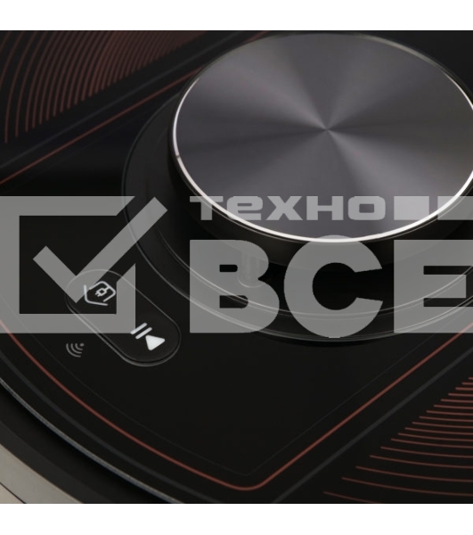 Робот-пылесос Centek CT-2740 черный/коричневый, 2600 мAч Li-Ion, уборка сухая/влажная, пылесборник  контейнер 0.68 л