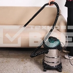 Строительный пылесос Zitrek ZKVC1500-15S серебристый/зеленый, 1500 Вт, уборка сухая, пылесборник контейнер, 15 л, фото2