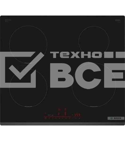Индукционная варочная поверхность Bosch PIE631HB1E черный