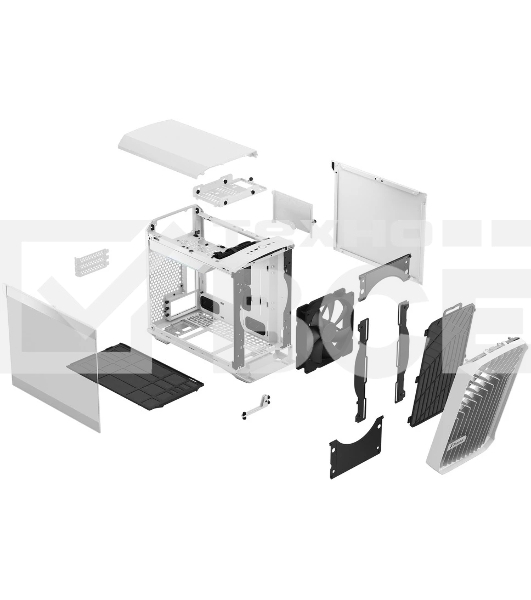 Компьютерный корпус Fractal Design Torrent Nano белый TG Clear Tint/FD-C-TOR1N-03