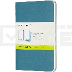 Блокнот Moleskine CAHIER JOURNAL CH013B44 Pocket 90x140мм, обложка картон, 64 страниц, нелинованный, голубой (3шт), фото 1