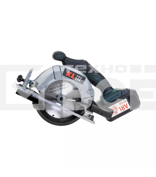 Профессиональная пила циркулярная бесщеточная KLPRO KLDAT18B-80 (18 В/8,0 А·ч, 3650 об/мин, 165мм)
