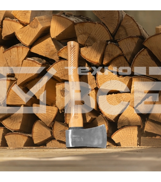 Топор кованый Denzel 1130 г, американский тип, буковая рукоятка, 430 мм, EFP