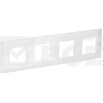 Рамка 4-м SKANDY SK-F04W арктич. бел. IEK SK-M42-K01, фото 1