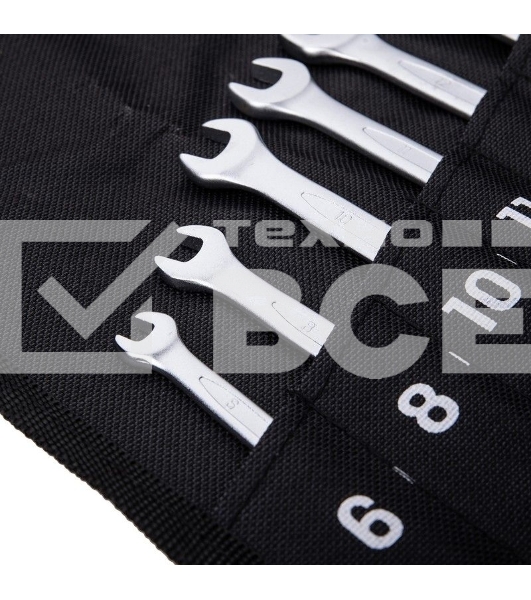 Набор комбинированных гаечных ключей 12 шт Deli DL130012A Спецификация: 6 мм, 8 мм, 10 мм, 11 мм, 12 мм, 13 мм, 14 мм, 15 мм, 17 мм, 19 мм, 22 мм, 24 мм. Матовая хромированная поверхность. Тканевая упаковка.