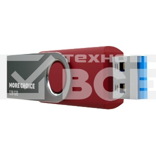 Флешка USB More Choice MF128-4 USB 128Gb 2.0 красный