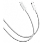 USB кабель Xiaomi 6A Braided USB-C to USB-C Cable 2m белый, фото2