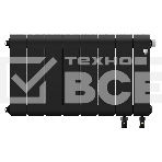 Радиатор биметаллический Royal Thermo Infinity 300 Noir Sable VR80 - 8 секц., фото2