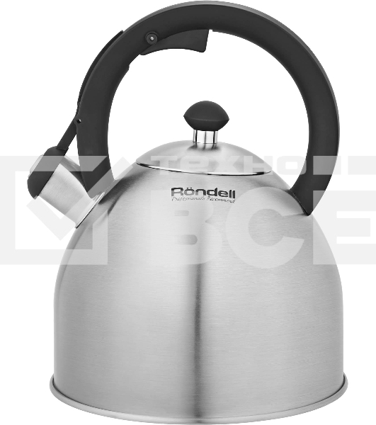 Чайник для плиты металлический Rondell Cassia RDS-1886 3.0 л. стальной