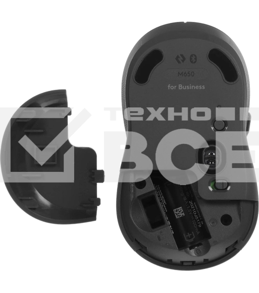 Комплект клавиатура+мышь Logitech Signature MK650 беспроводной, USB + Bluetooth, 4000 DPI, серый/чёрный