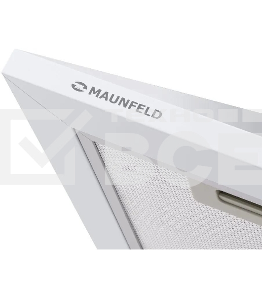 Вытяжка купольная Maunfeld Cork 60, белый, 60 см, 620 куб. м/ч, 47 дБ