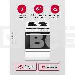 Электрическая плита Hansa FCEW68220 белый, фото20